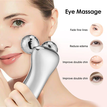 Electric Facial Microcurrent Beauty Device with LED Display for Skin Tightening and Lifting Massage