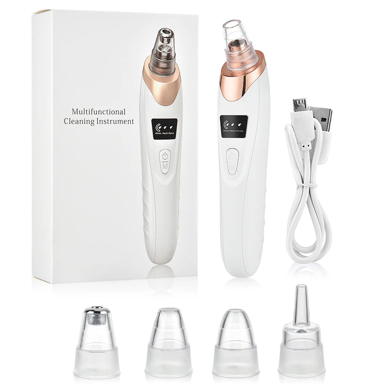 Blackhead Remover Vacuum Pore Adsorber Face Cleaner Electric Pimple Acne Black Head Removal Rechargeable Face Cleaning Tool